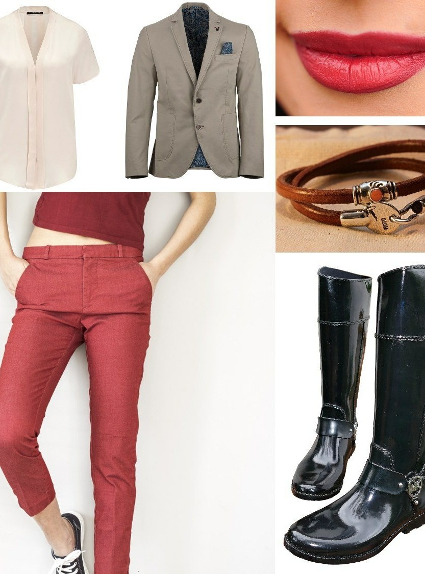 Kaki et rouge&nbsp;: comment porter un v&ecirc;tement militaire avec une allure glamour