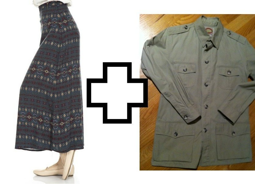 Kaki et rouge&nbsp;: comment porter un v&ecirc;tement militaire avec une allure glamour