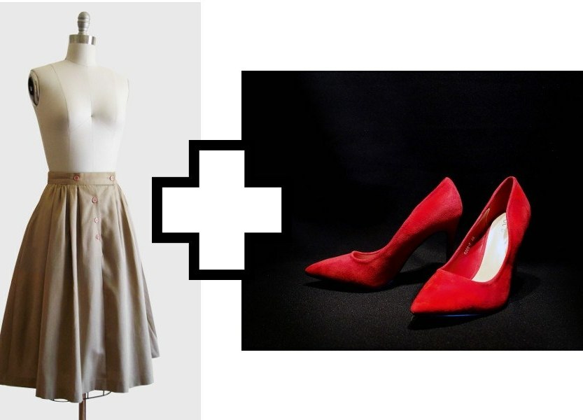 Kaki et rouge&nbsp;: comment porter un v&ecirc;tement militaire avec une allure glamour