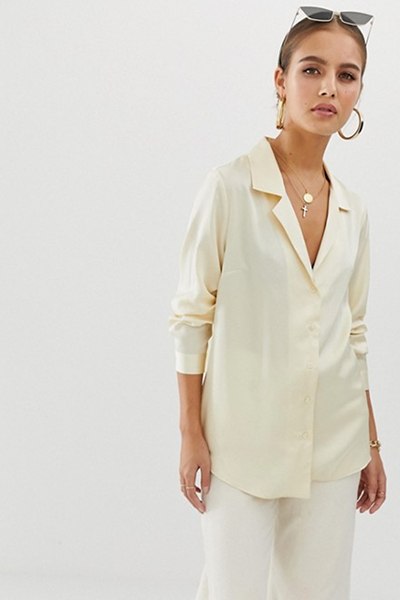Chemise soyeuse : l'envie du printemps