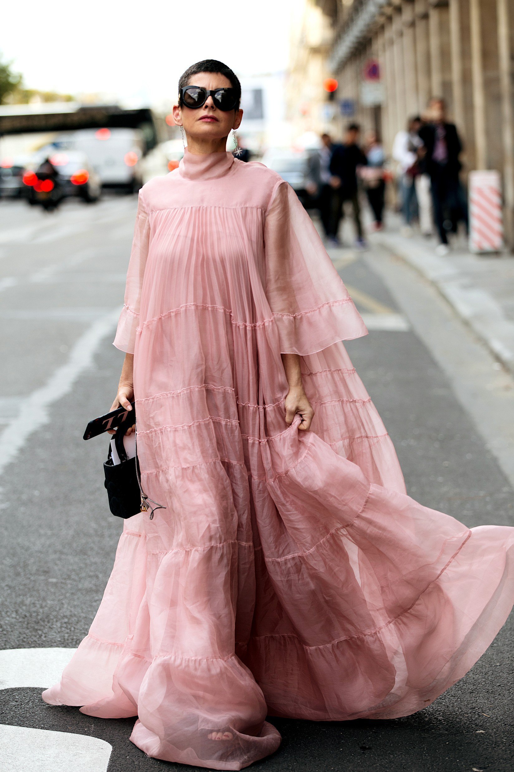 Mémorable en robe longue extra-oversize