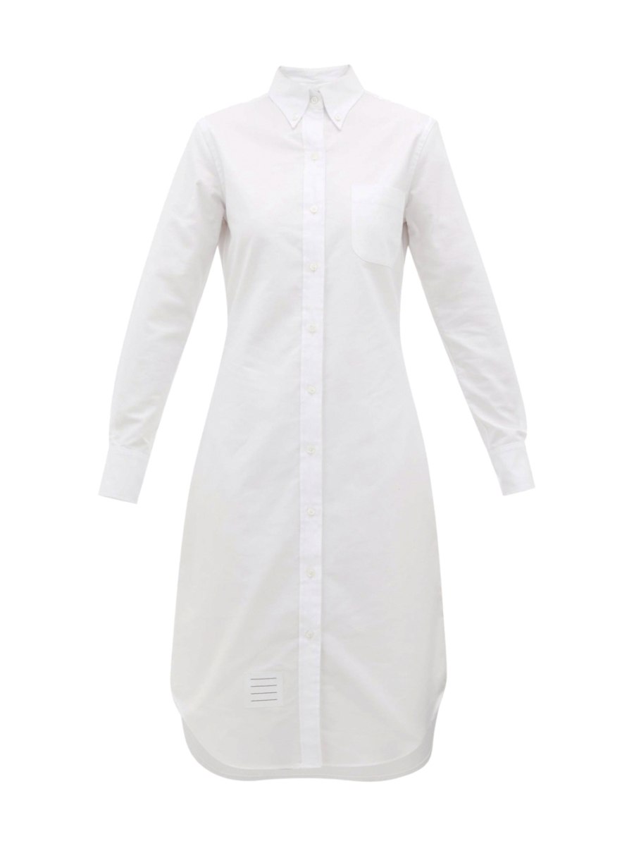 Robe chemise blanche pour femme