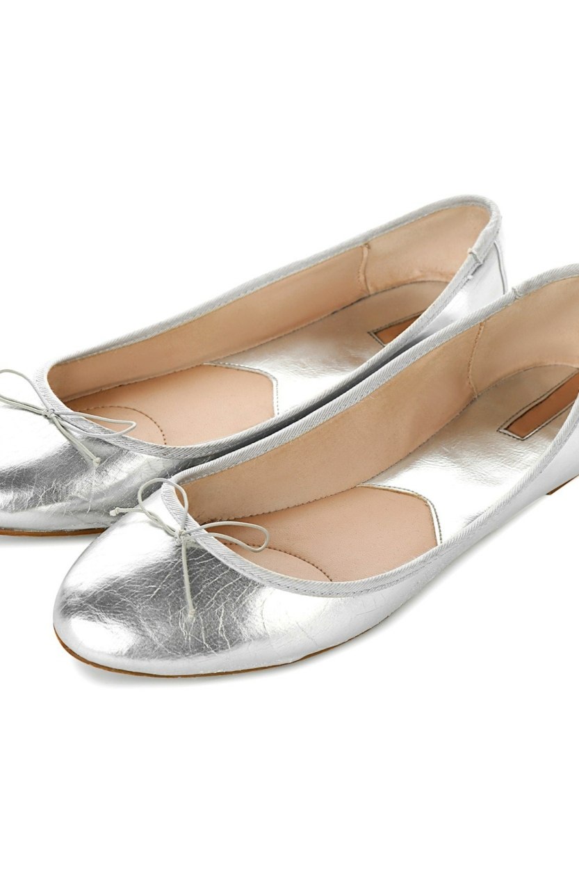 Sur la wishlist&nbsp;: les ballerines argent