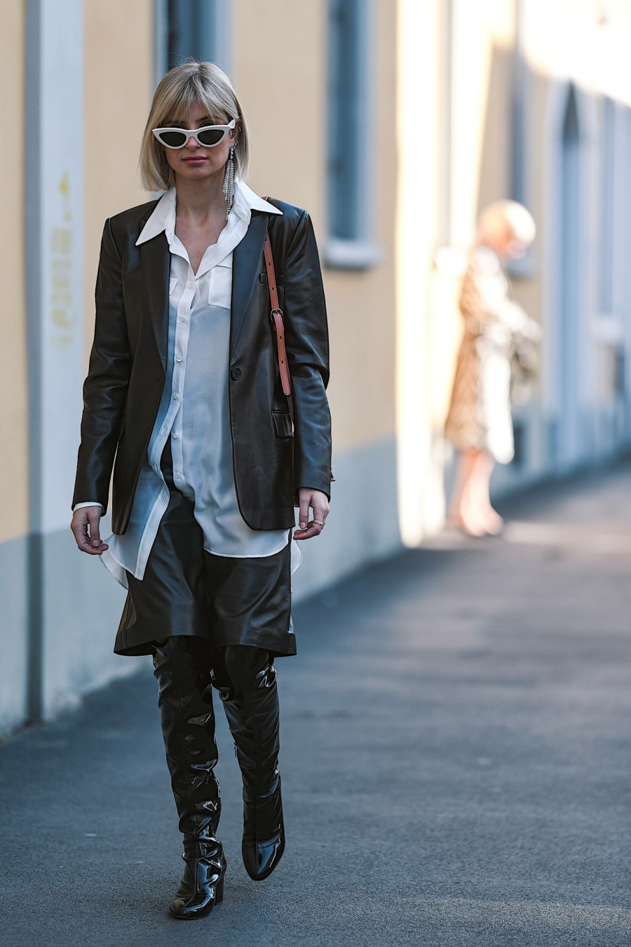 Street style &agrave; la Fashion Week de Milan Automne/Hiver 2020-2021 &copy; AGCreativeLab/Depositphotos