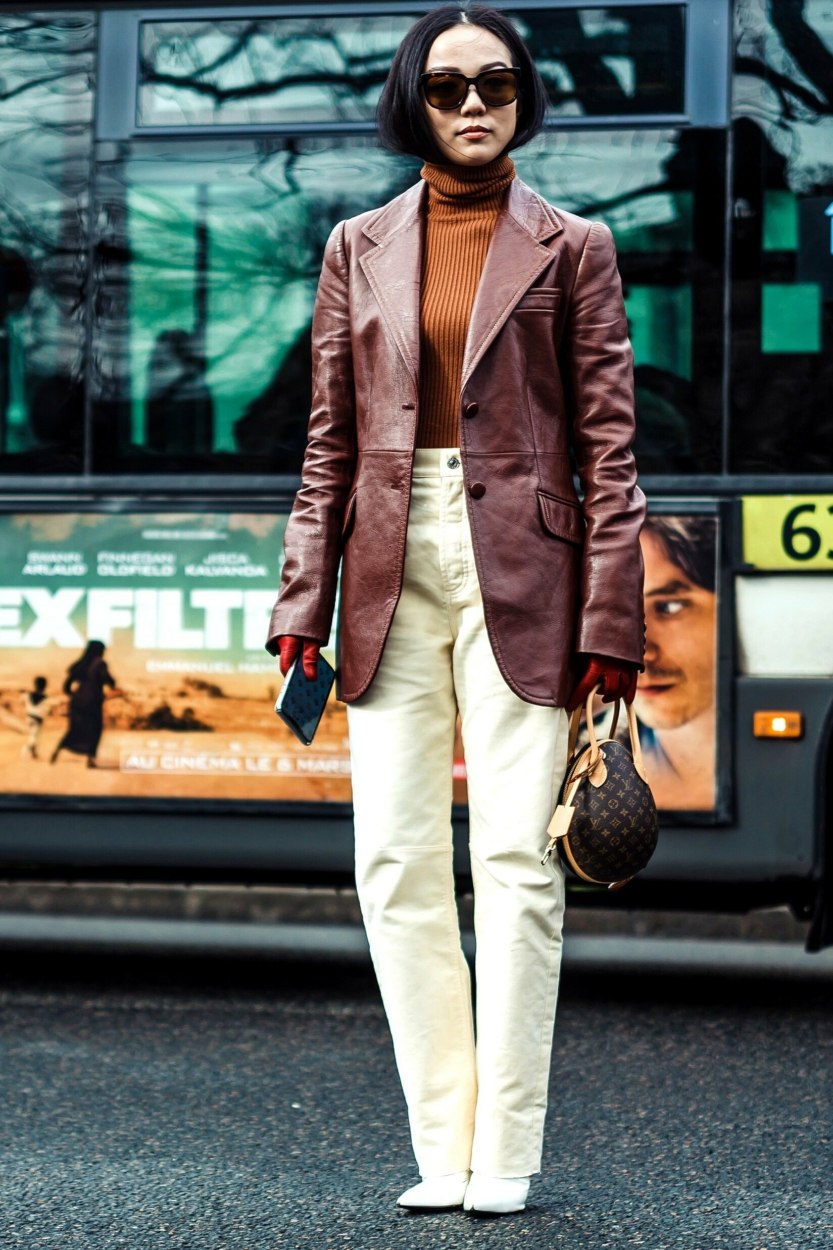 Porter le blazer en cuir&nbsp;: 7 tenues inspirantes