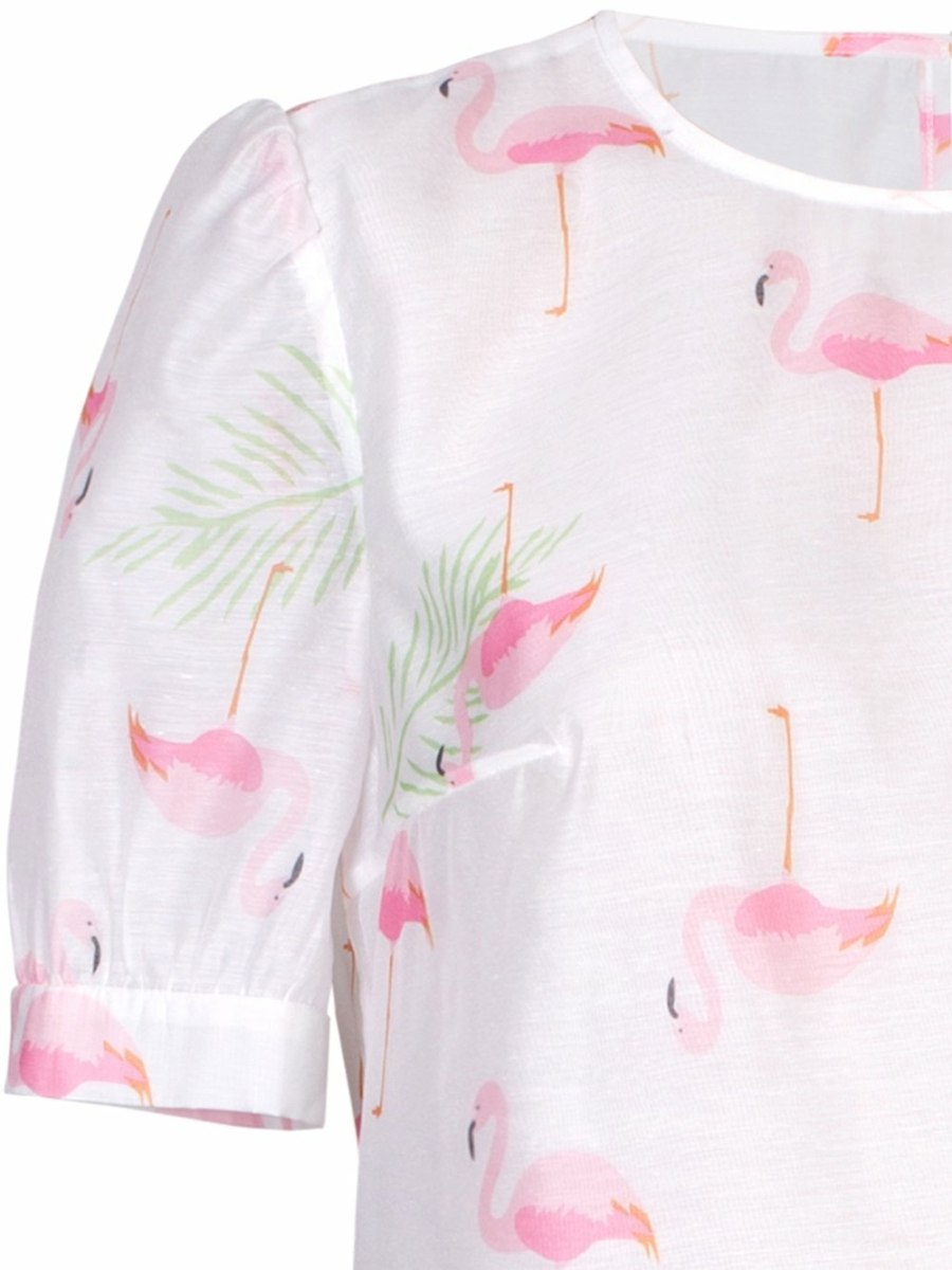 Blouse &agrave; motifs imprim&eacute;s pour femme