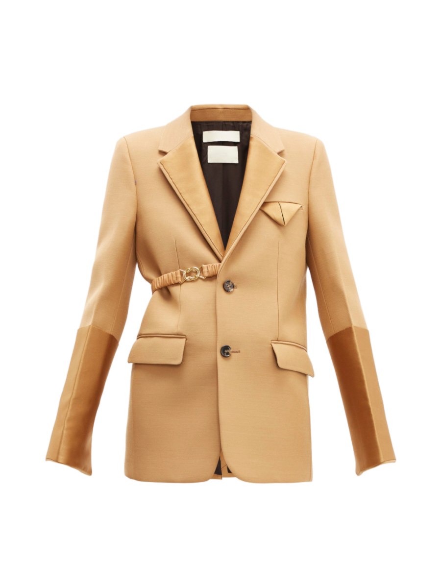 Veste blazer beige/camel femme