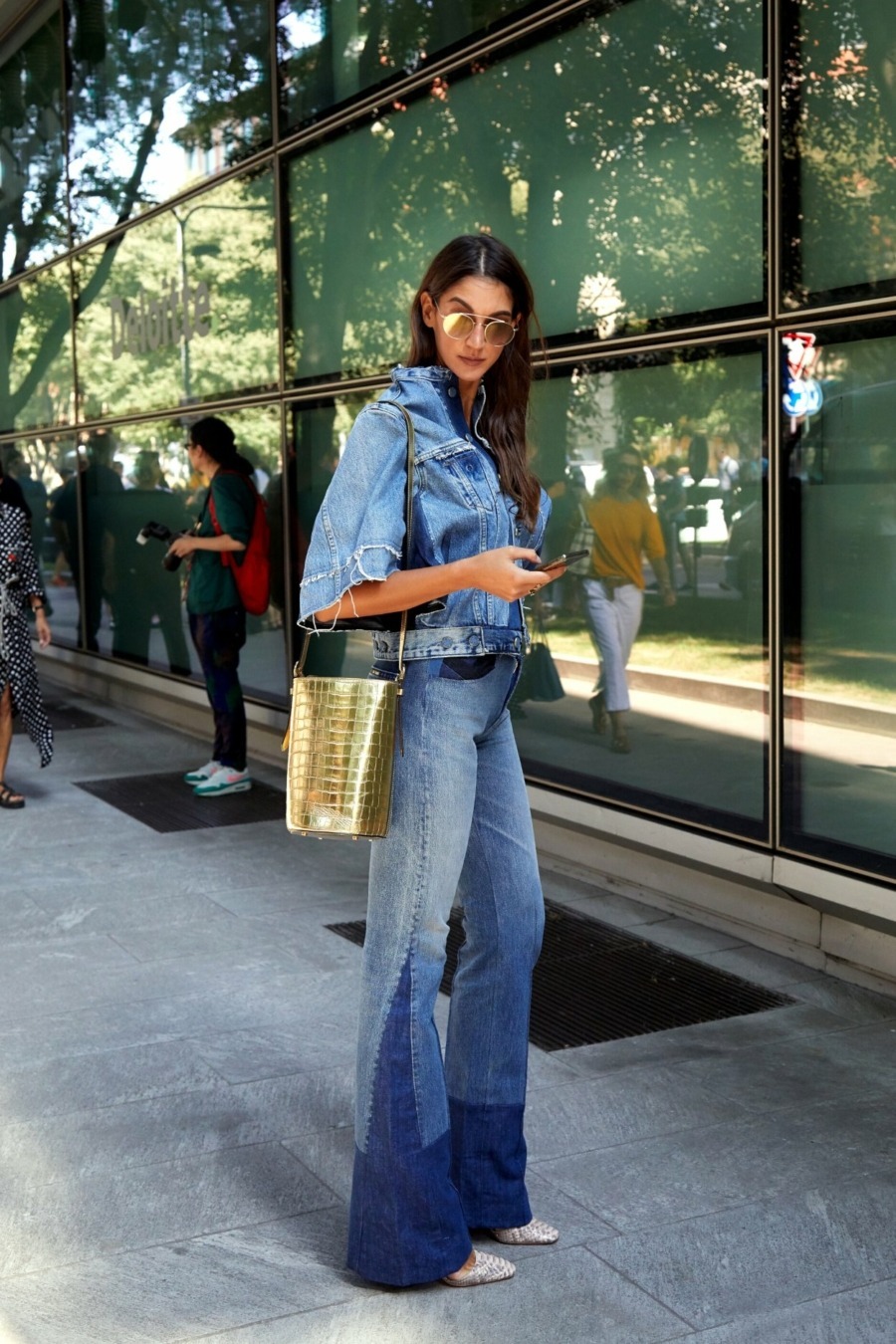 Street style à la Fashion Week de Milan Printemps/Été 2019 © andersphoto/Depositphotos