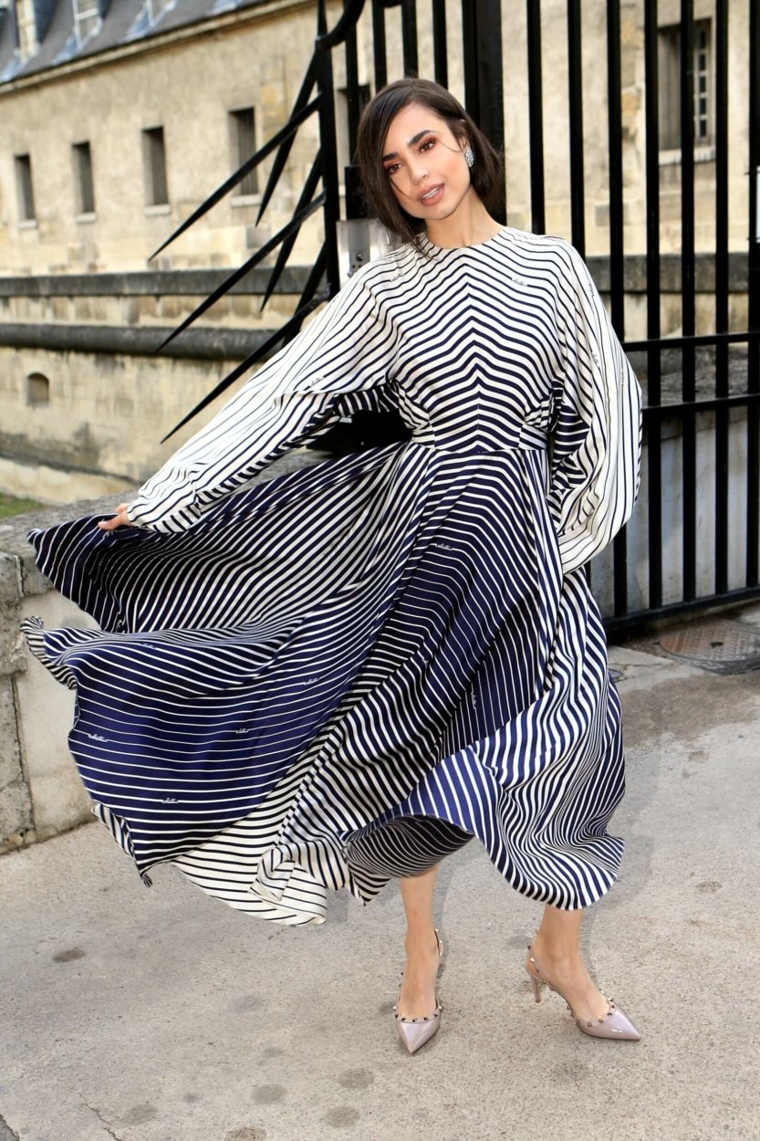 Robe midi &agrave; imprim&eacute; en satin : 10 id&eacute;es de tenues femme