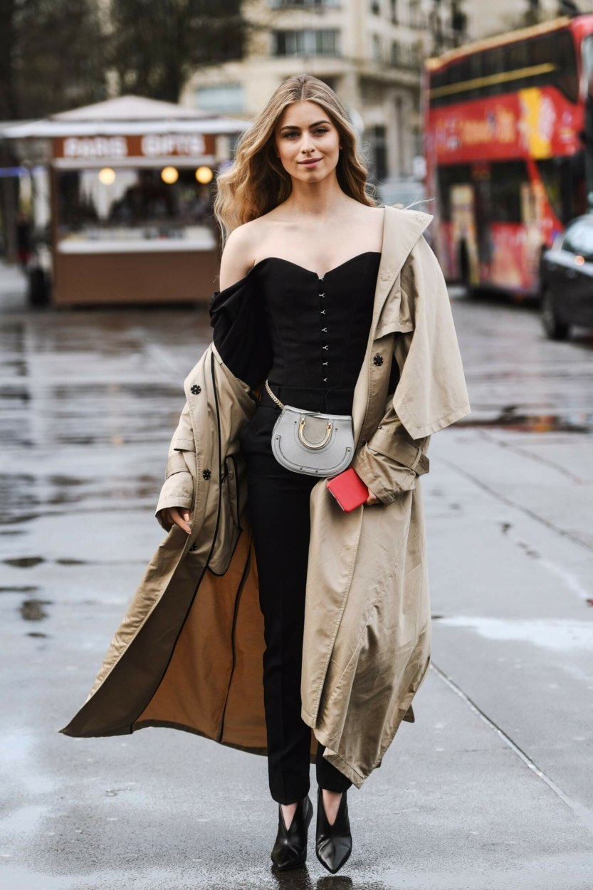 Trench oversize : 10 tenues pour porter le manteau l&eacute;ger tendance