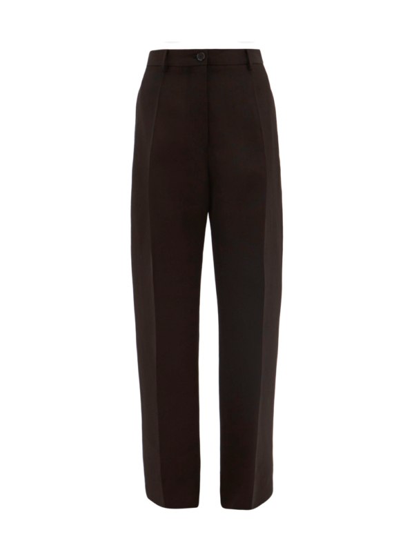 Pantalon de tailleur noir femme