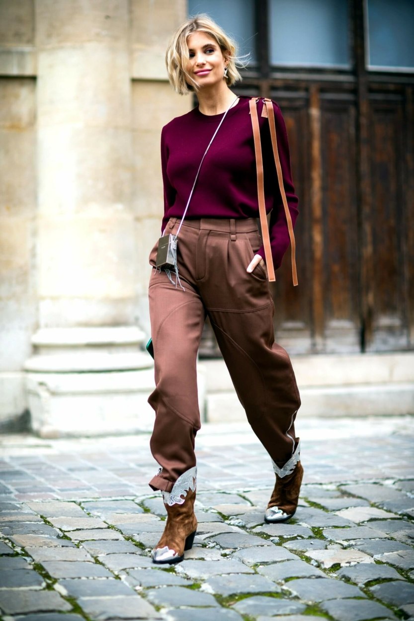 Comment porter le pull violet pour femme&nbsp;: 10 id&eacute;es de tenues