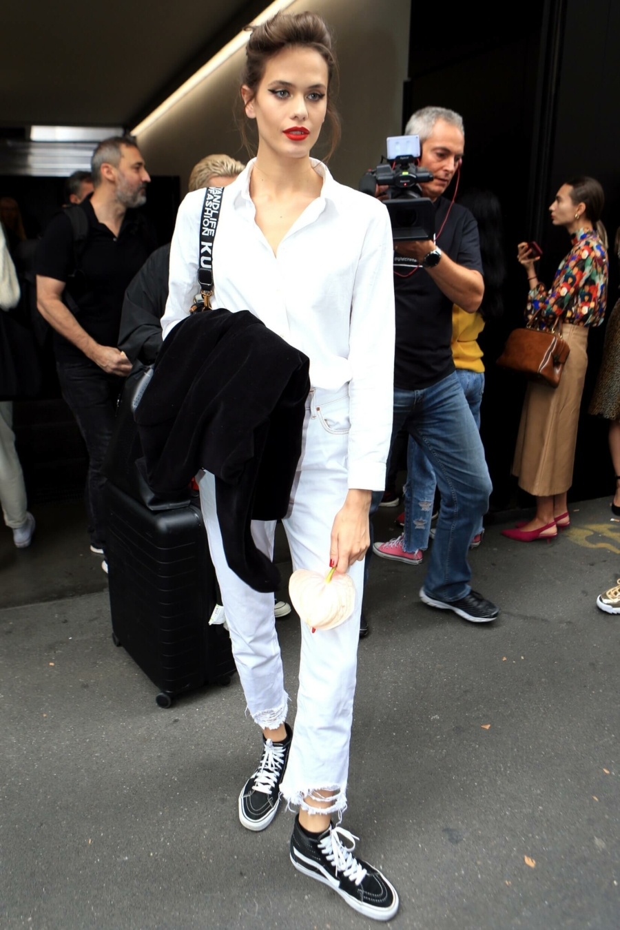 Street style à la Fashion Week de Milan Printemps/Été 2020 © Pierre Teyssot/Shutterstock