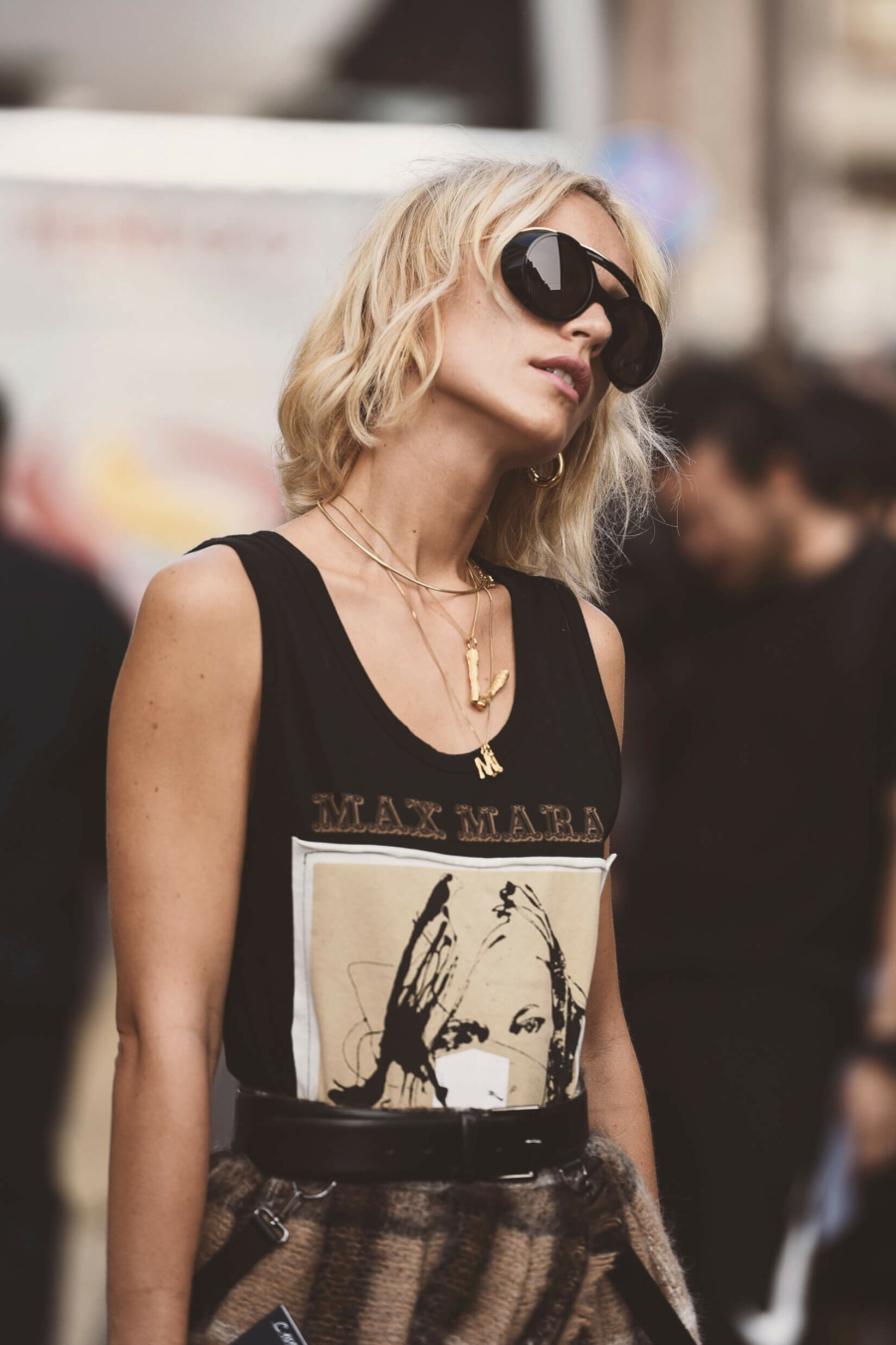 Street style &agrave; la Fashion Week de Milan Printemps/&Eacute;t&eacute; 2019 &copy; AGCreativeLab/Depositphotos