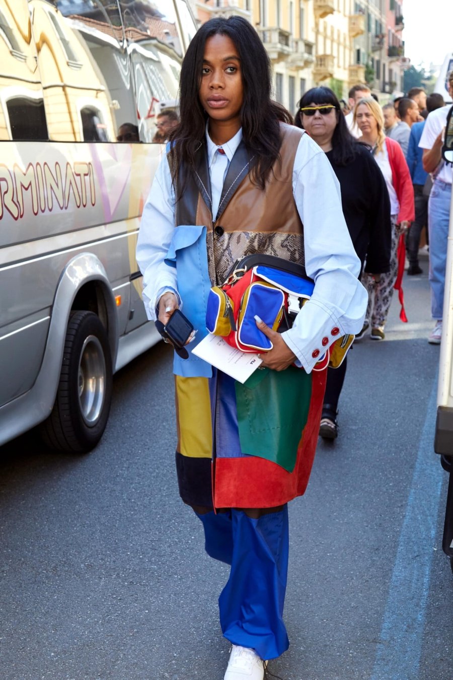 Street style à la Fashion Week de Milan Printemps/Été 2019 © andersphoto/Shutterstock