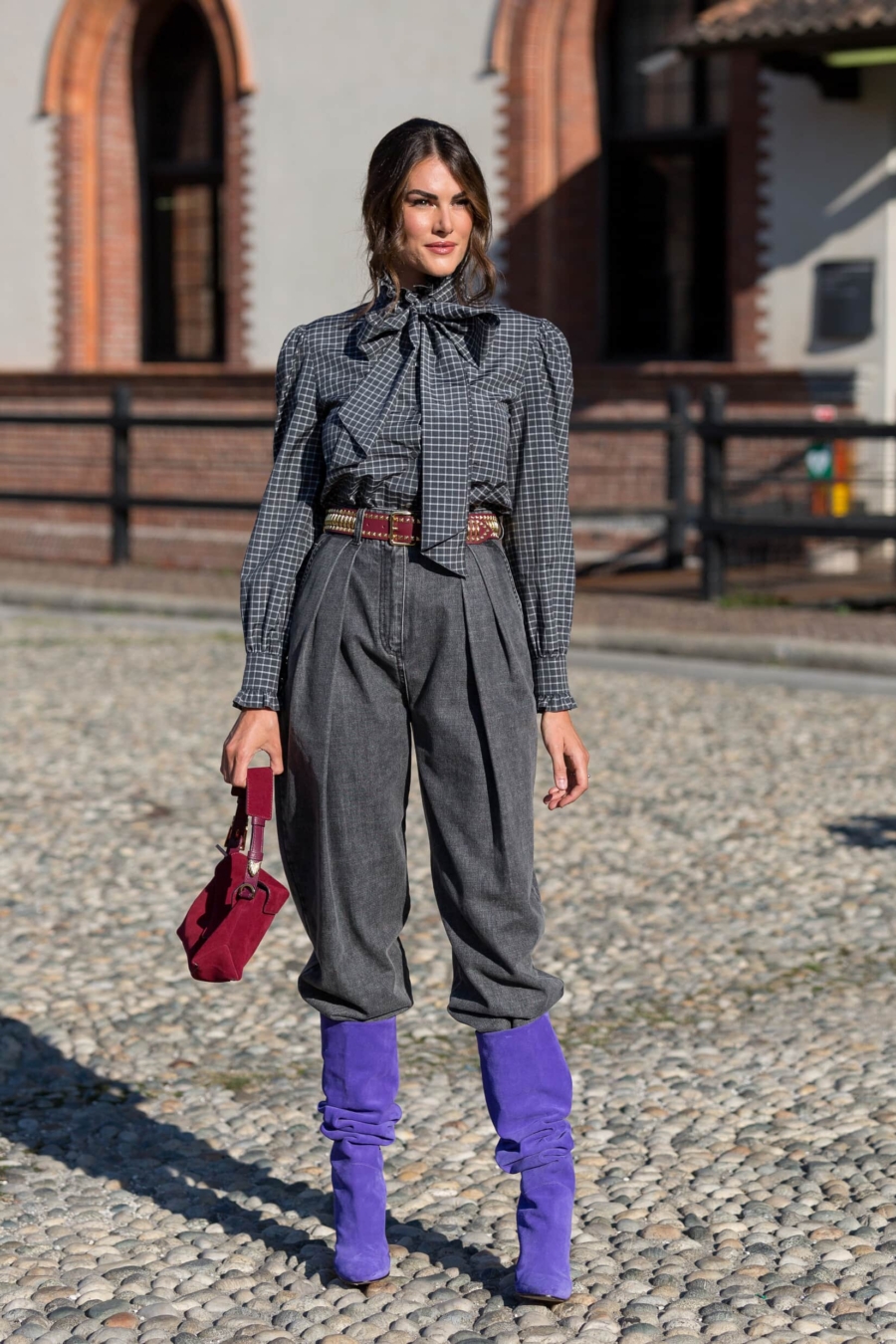 Street style à la Fashion Week de Milan Printemps/Été 2021 © cocomtr/Depositphotos