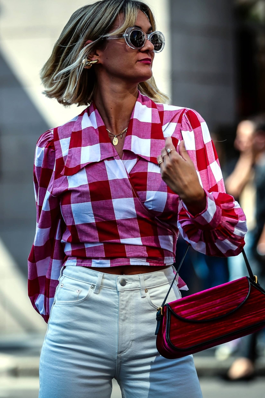 Street style à la Fashion Week de Milan Printemps/Été 2019 © Delsignore/Depositphotos