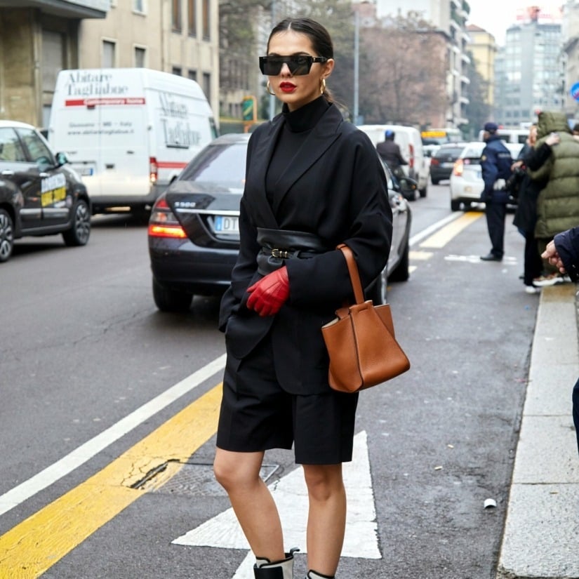 Street style à la Fashion Week de Milan Automne/Hiver 2019-2020 © AndreaA./Depositphotos