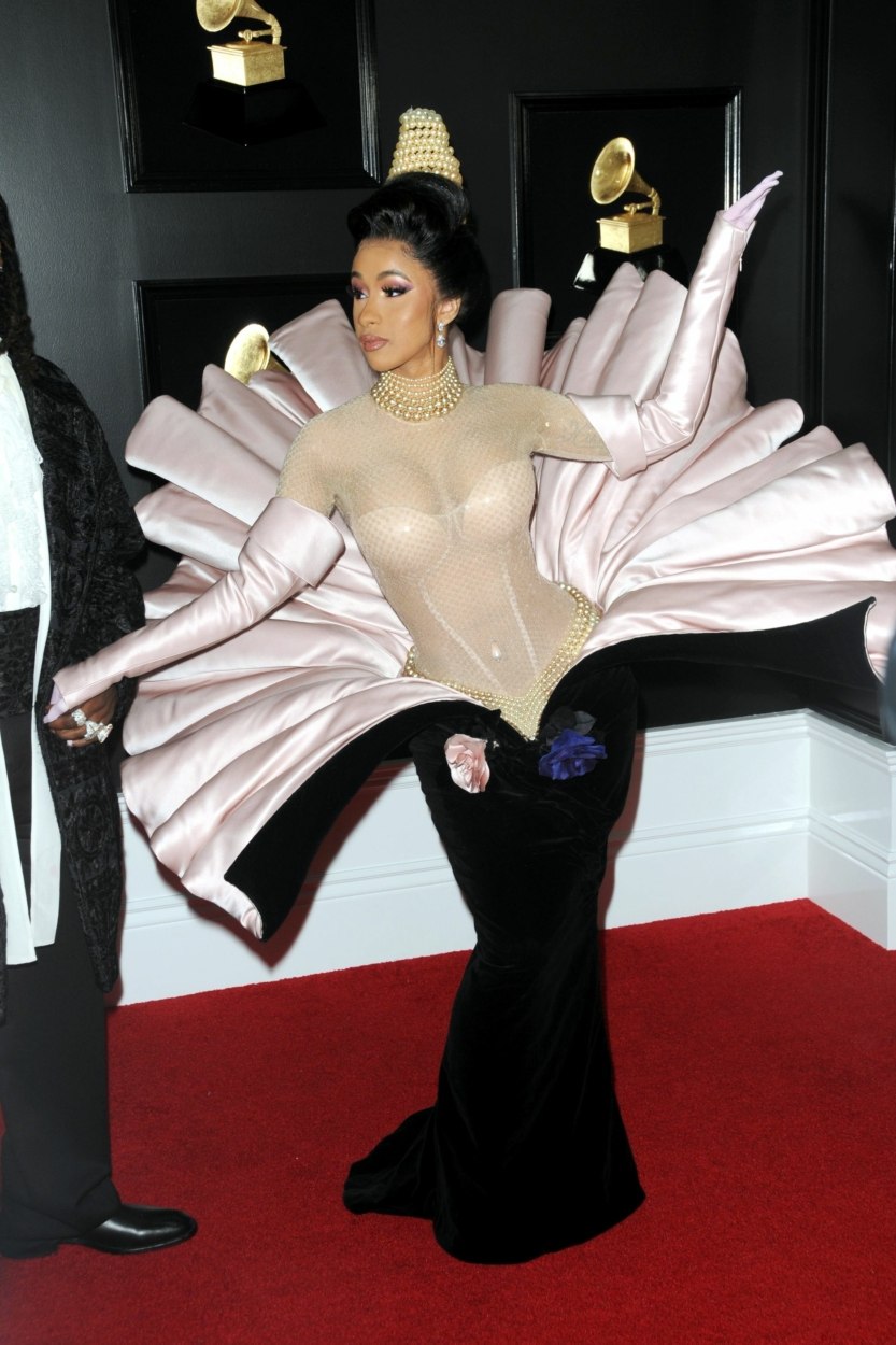 Rétrospective : la robe-huître de Cardi B aux Grammy Awards en 2019