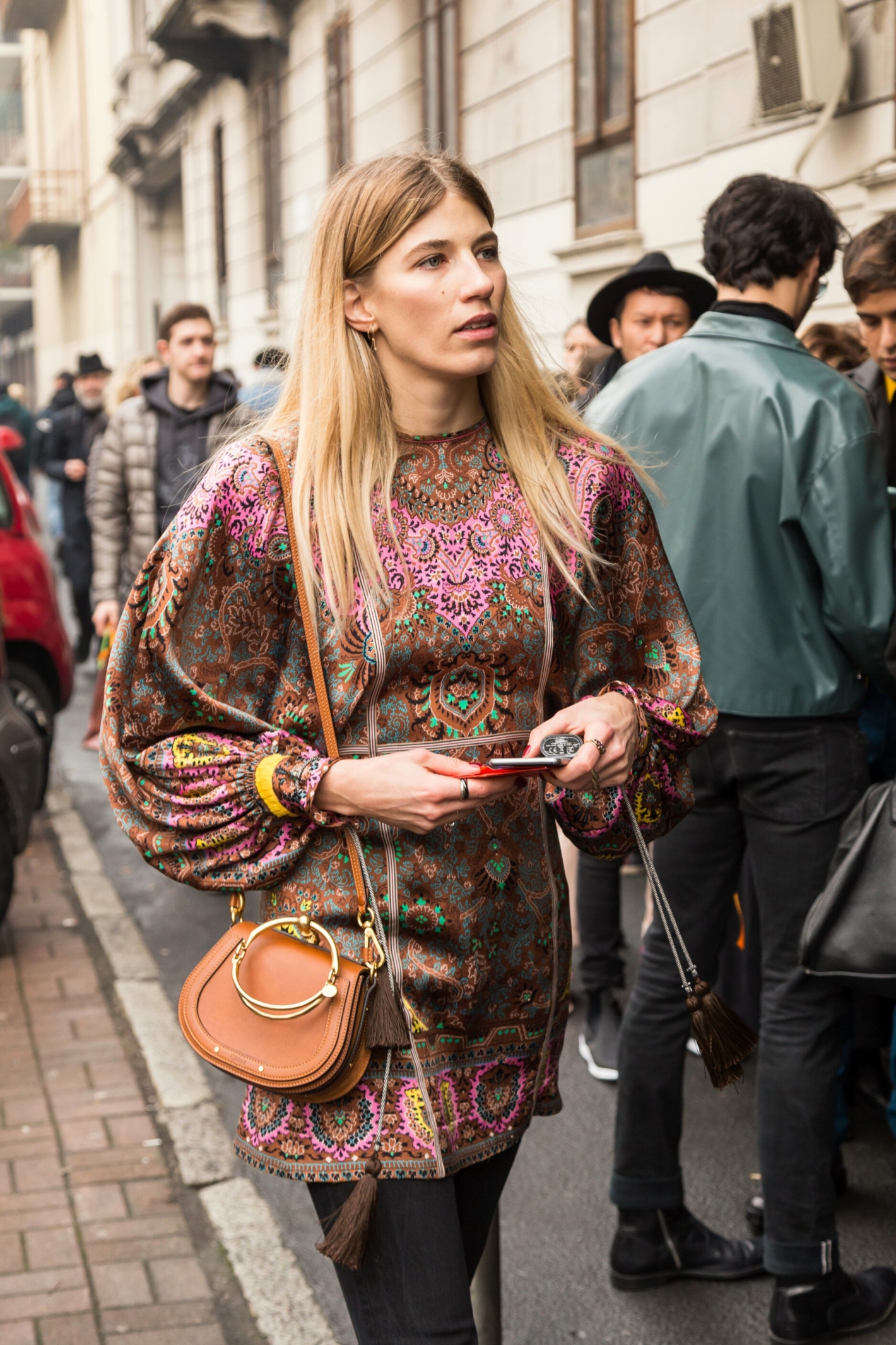 Street style à la Fashion Week de Milan Automne/Hiver 2017-2018 © Tinxi/Shutterstock