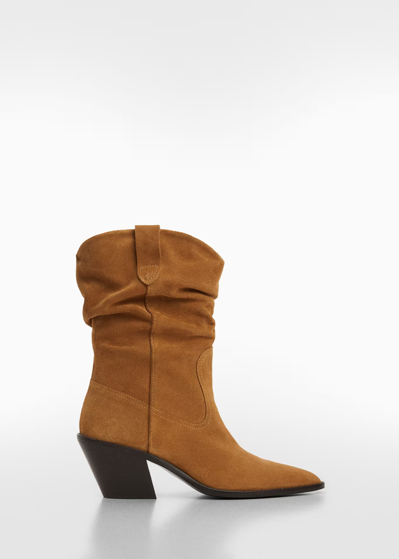 Bottes plissées tombantes pour femme