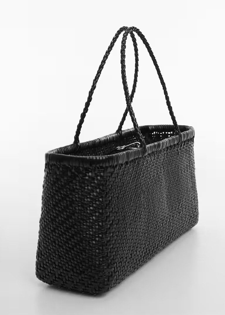 Sac cuir tressé