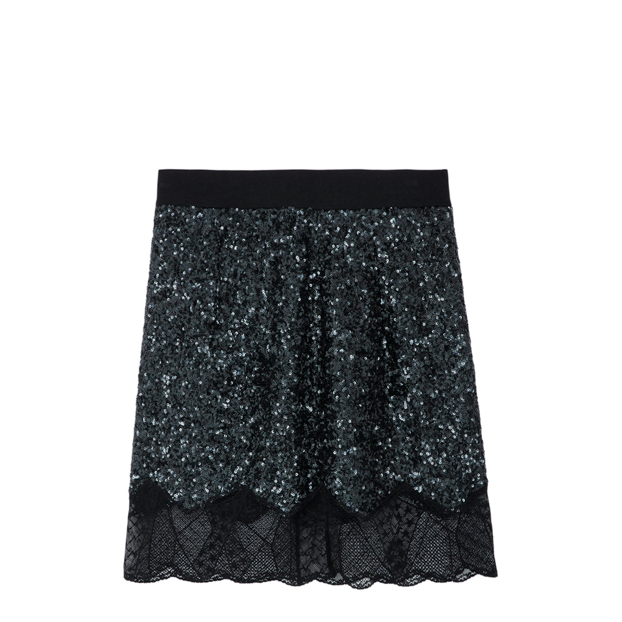 Jupe Justicias Sequins Noir