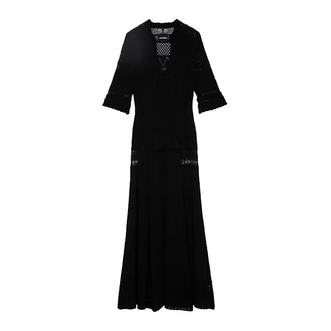 Zadig&Voltaire – Robe Memphis Noir à 495 € chez Zadig&Voltaire