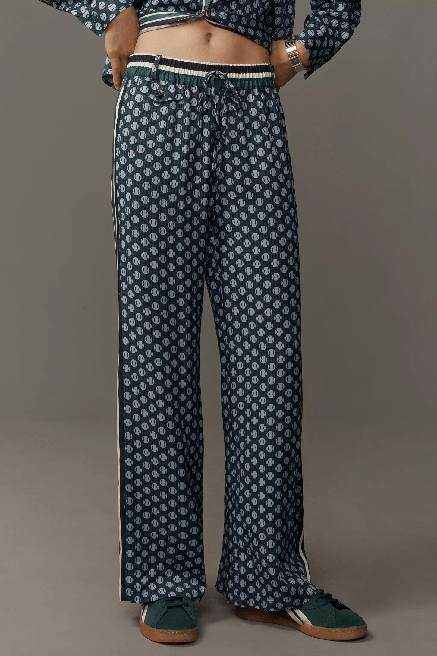 Pantalon de survêtement imprimé tennis Maeve