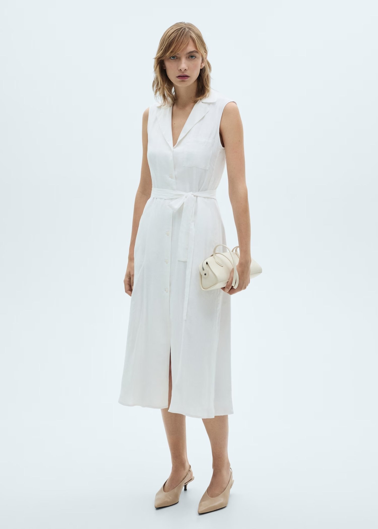 Robes chemises blanches pour femme