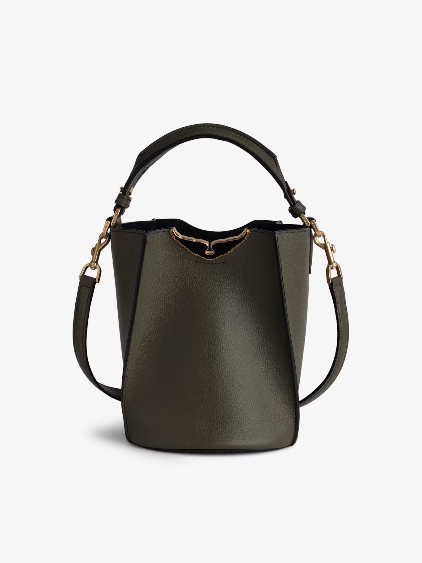 Sac seau pour femme en cuir