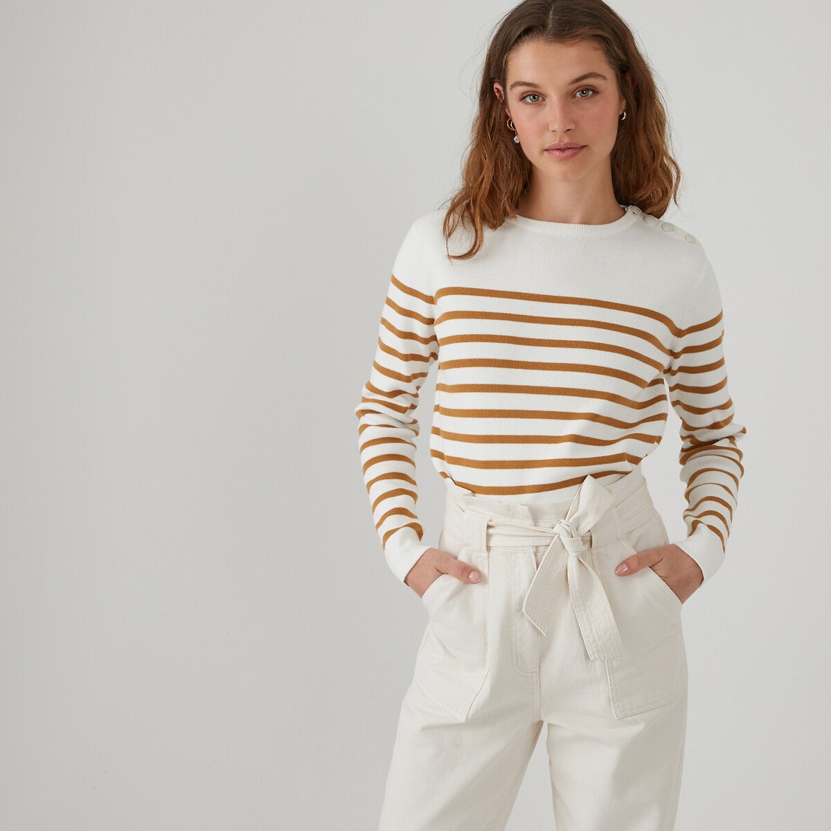 La Redoute Collections – Pull marinière à <del>39,99 €</del> 29,99 € chez La Redoute