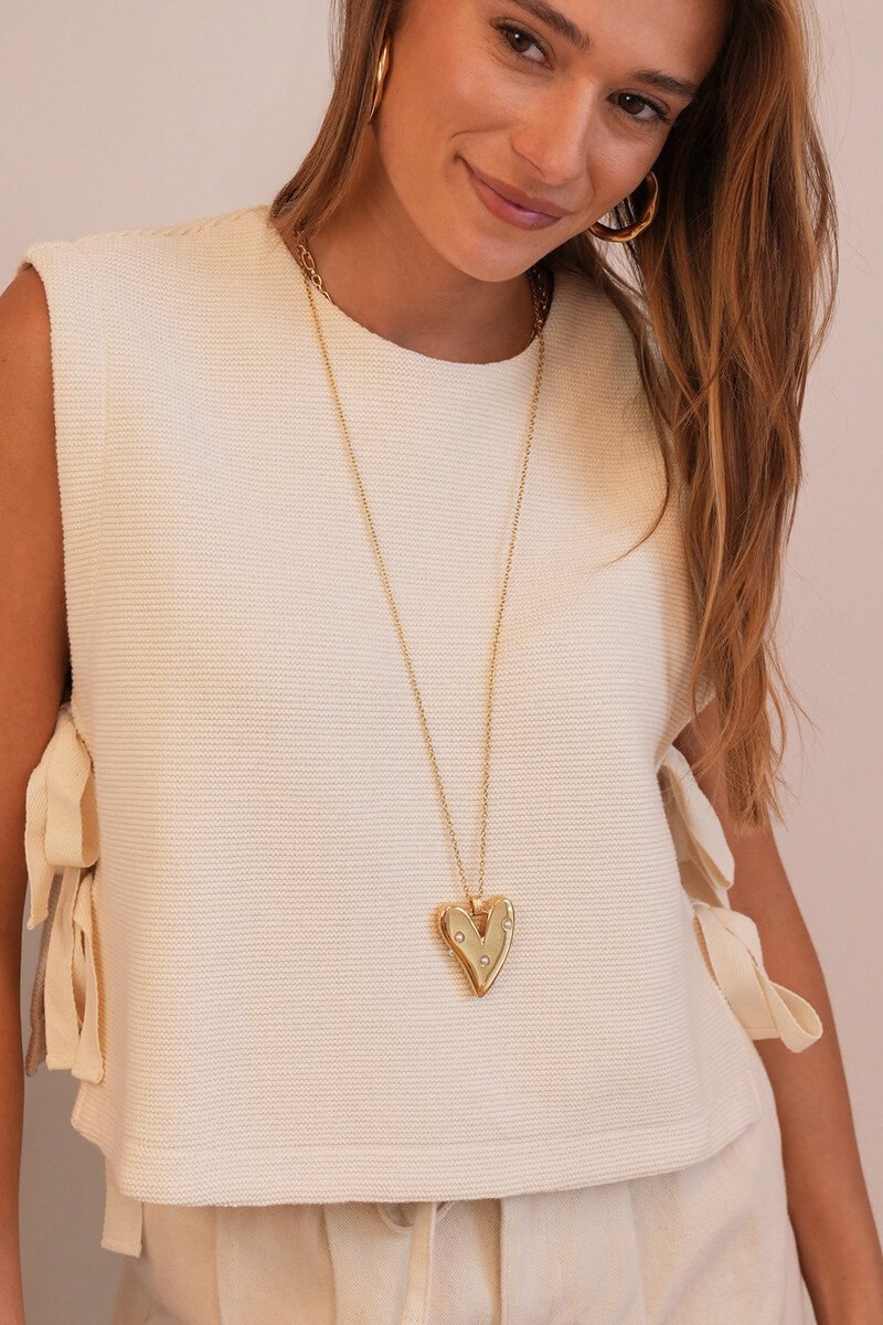 My Jewellery – Sautoir avec charm cœur et perles fantaisie à 39,99 € chez My Jewellery