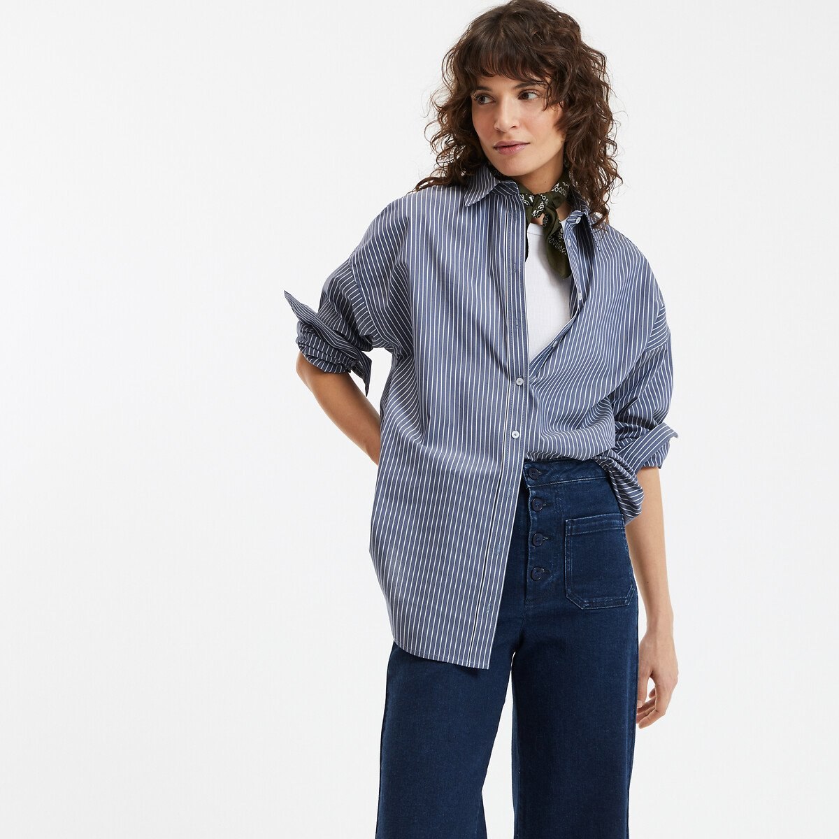 Chemise rayée ample, Signature APOLLINE