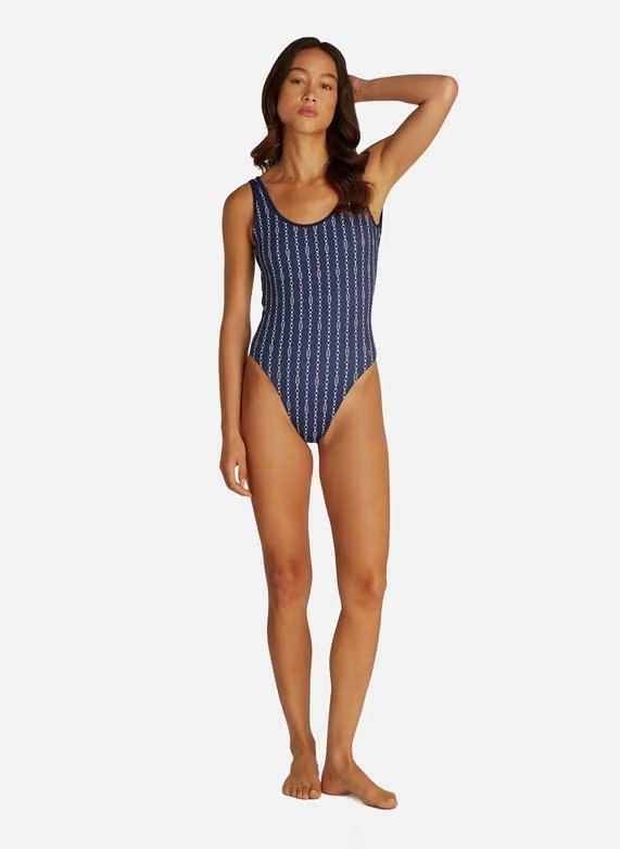 Tommy Hilfiger – Maillot de bain 1 pièce – Bleu à 99,90 € chez Printemps