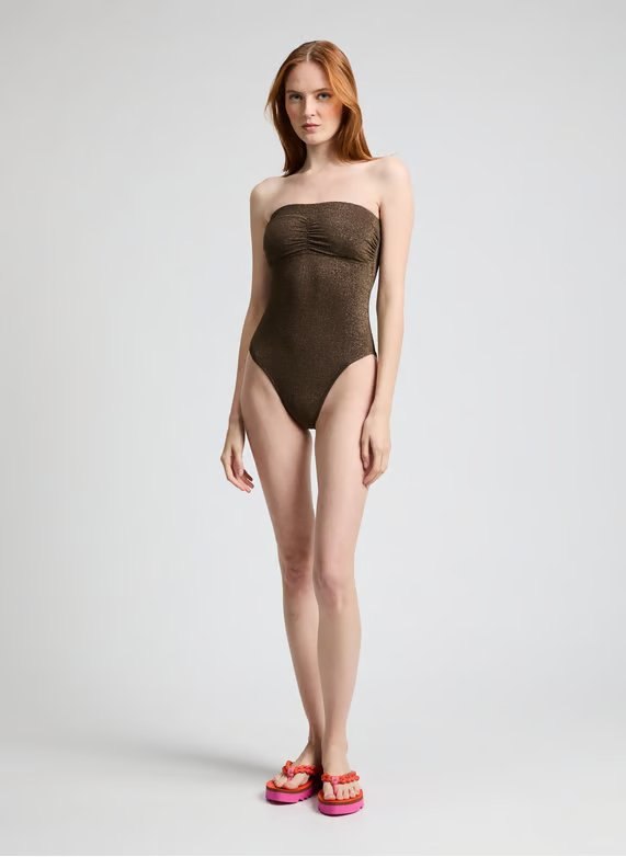 Banana Moon – Maillot de bain une pièce – Marron à 105,00 € chez Printemps