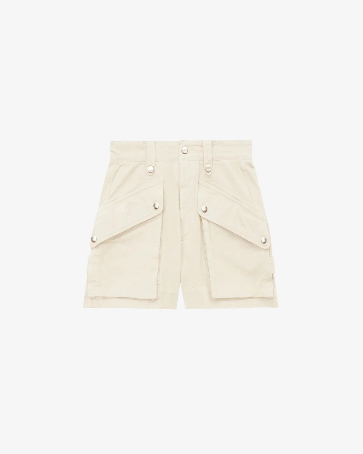 Isabel Marant – Short inspiration workwear en coton uni Jemmy à 320 € chez Isabel Marant