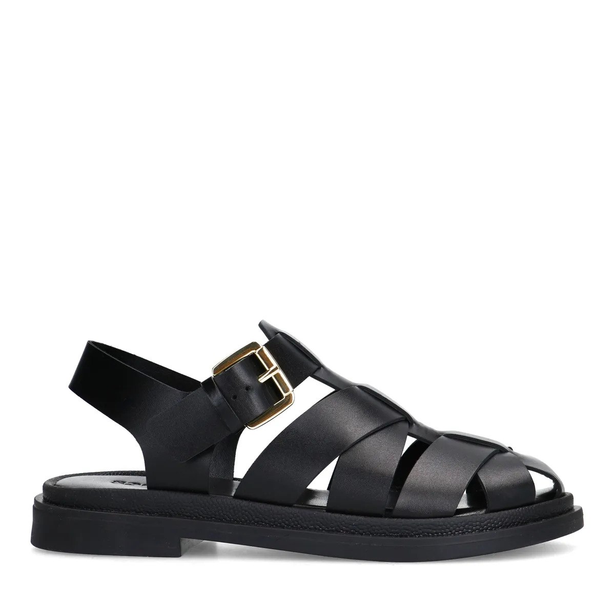 Sacha – Sandales en cuir – noir à 104.99 € chez Sacha