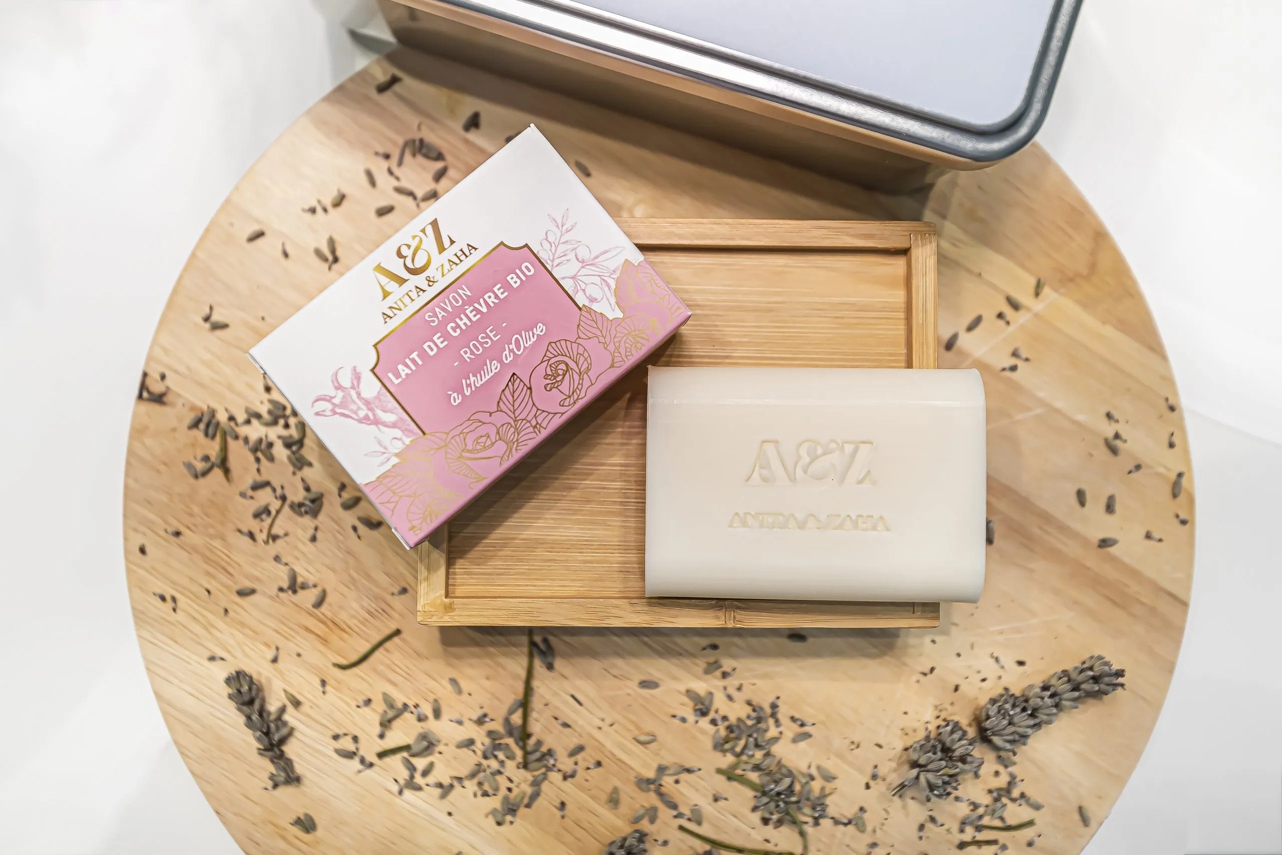 Savon Lait de Chèvre Bio Rose