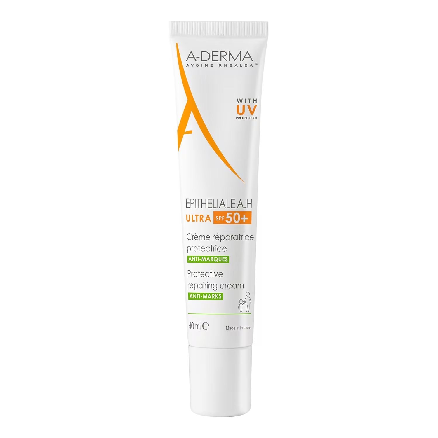 Epitheliale A.H Ultra SPF 50+ – Crème réparatrice protectrice anti-marques