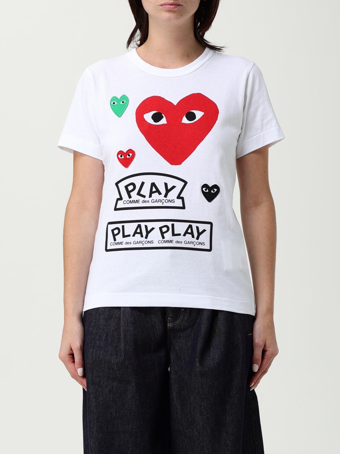 Comme des Garçons – T-shirt femme Comme Des Garcons Play à 145,00 € chez Giglio