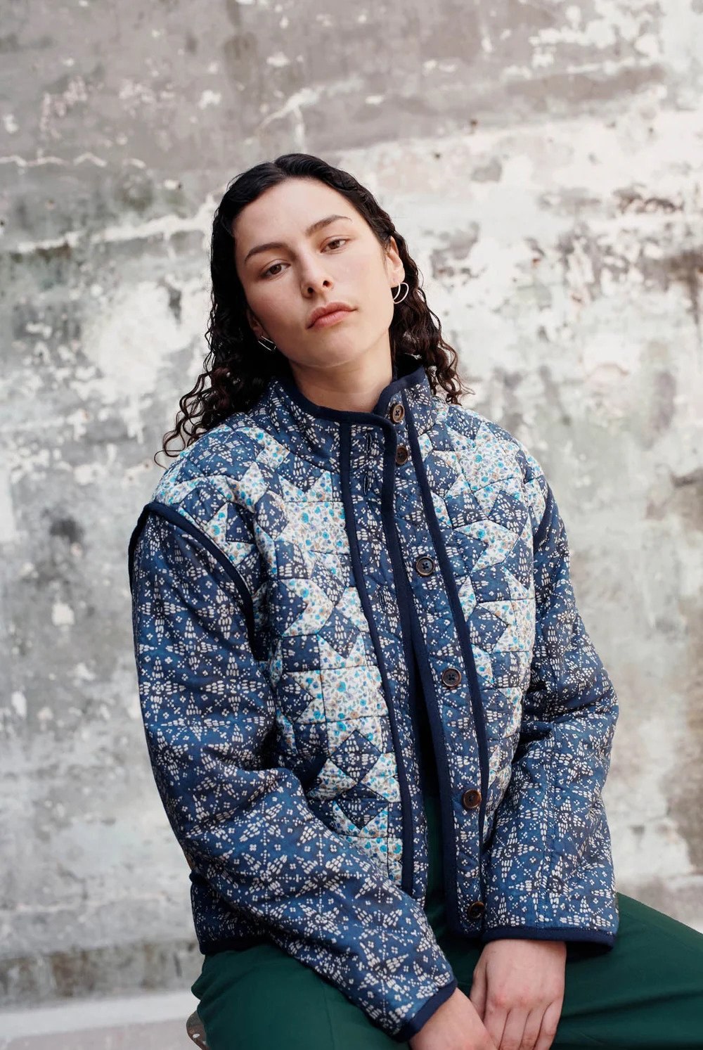 Vestes style kimonos à motifs pour femme