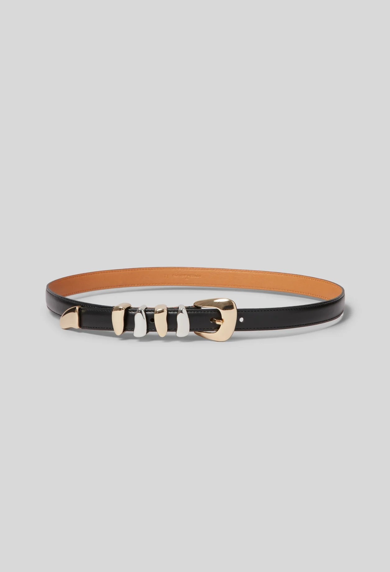 Claudie Pierlot – Ceinture cuir boucle dorée à 145 € chez Claudie Pierlot