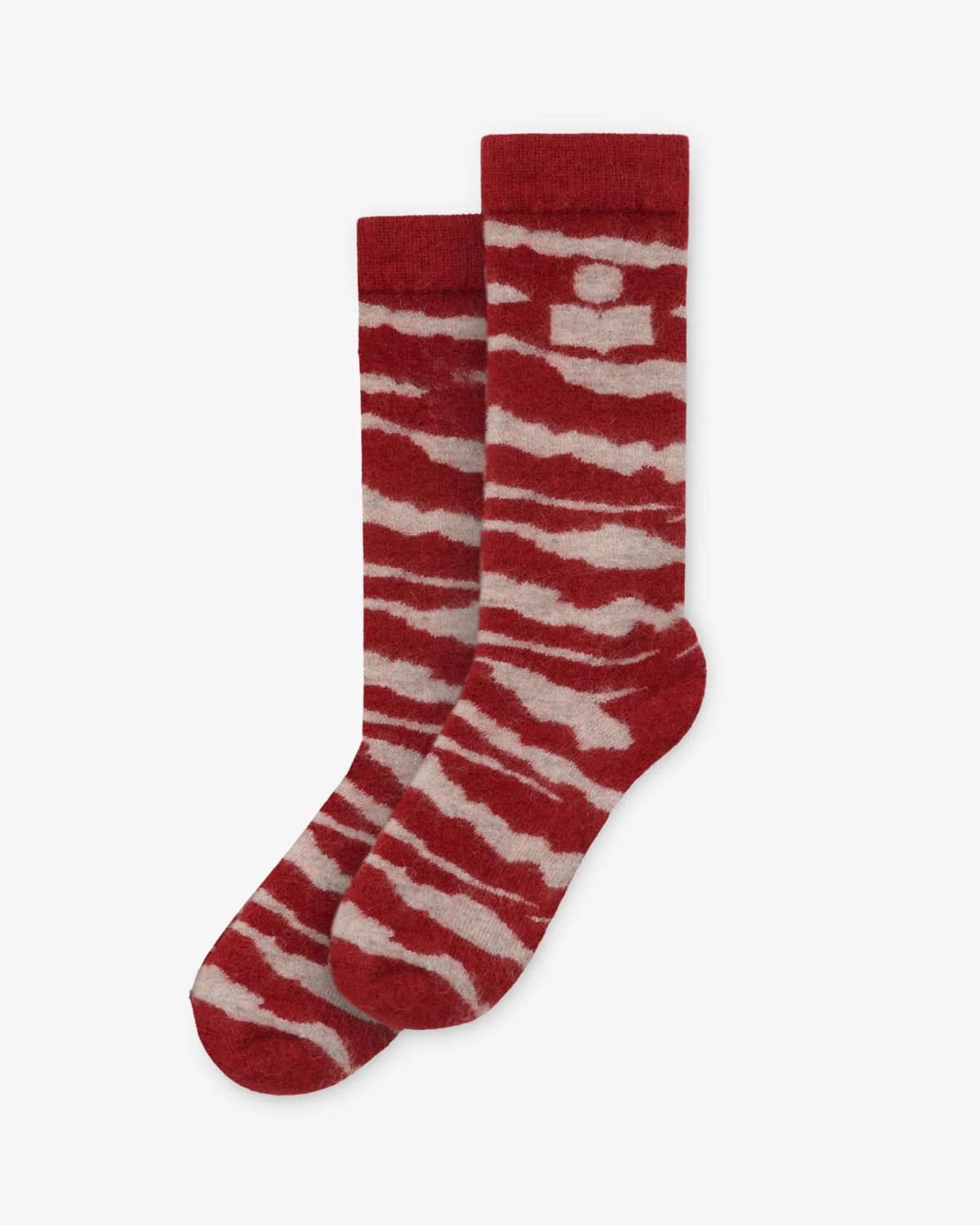 Isabel Marant – Chaussettes Shona – Femme – Framboise-beige – Isabel Marant à 95 € chez Isabel Marant