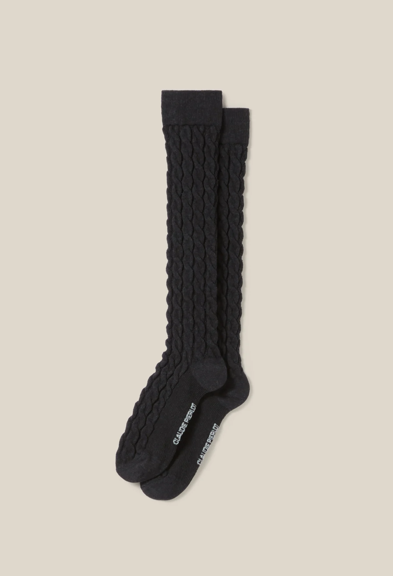 Claudie Pierlot – Chaussettes jacquard mi-mollet à <del>45 €</del> 27 € chez Claudie Pierlot