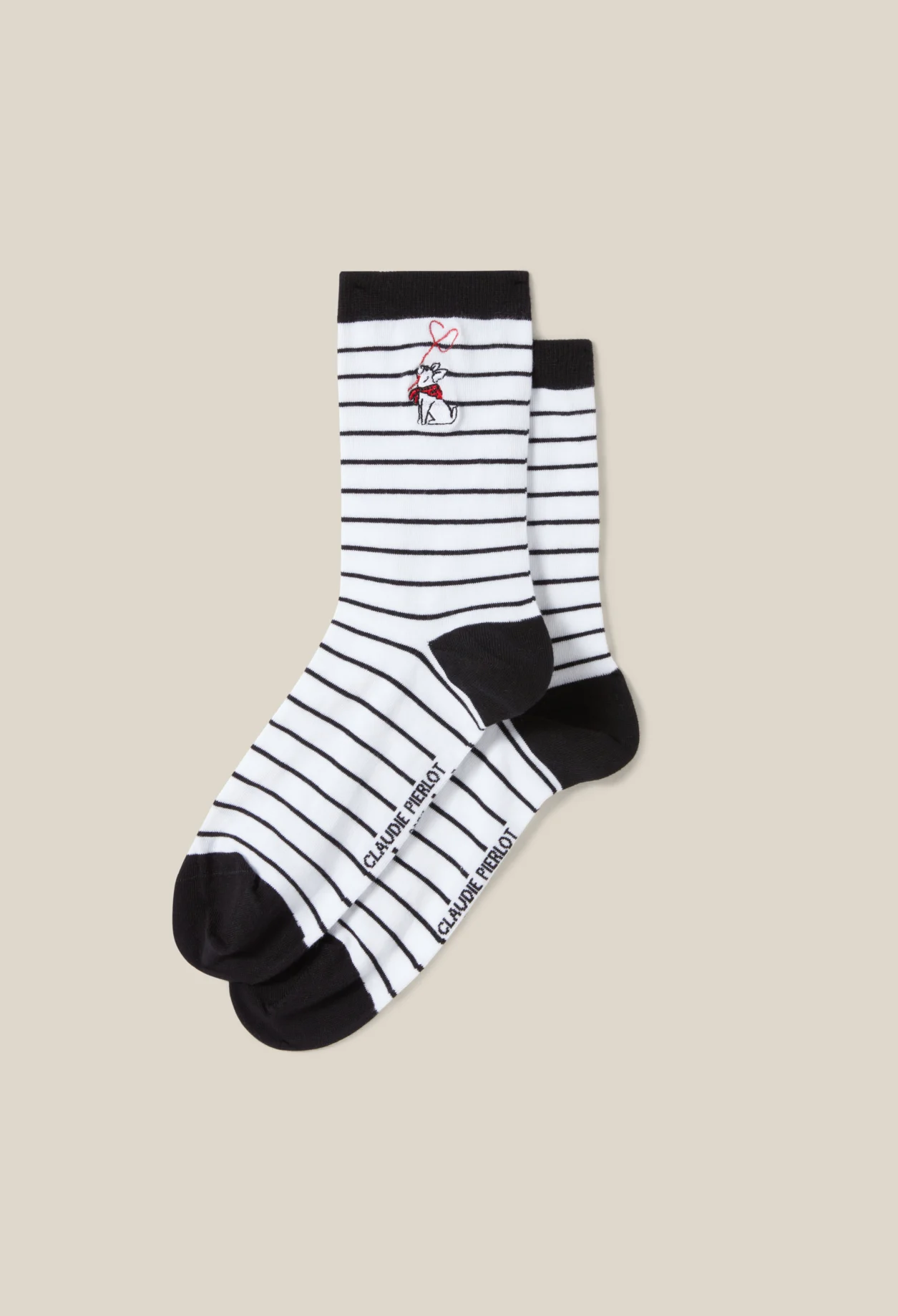 Claudie Pierlot – Chaussettes Jean Toto à rayures à <del>35 €</del> 21 € chez Claudie Pierlot