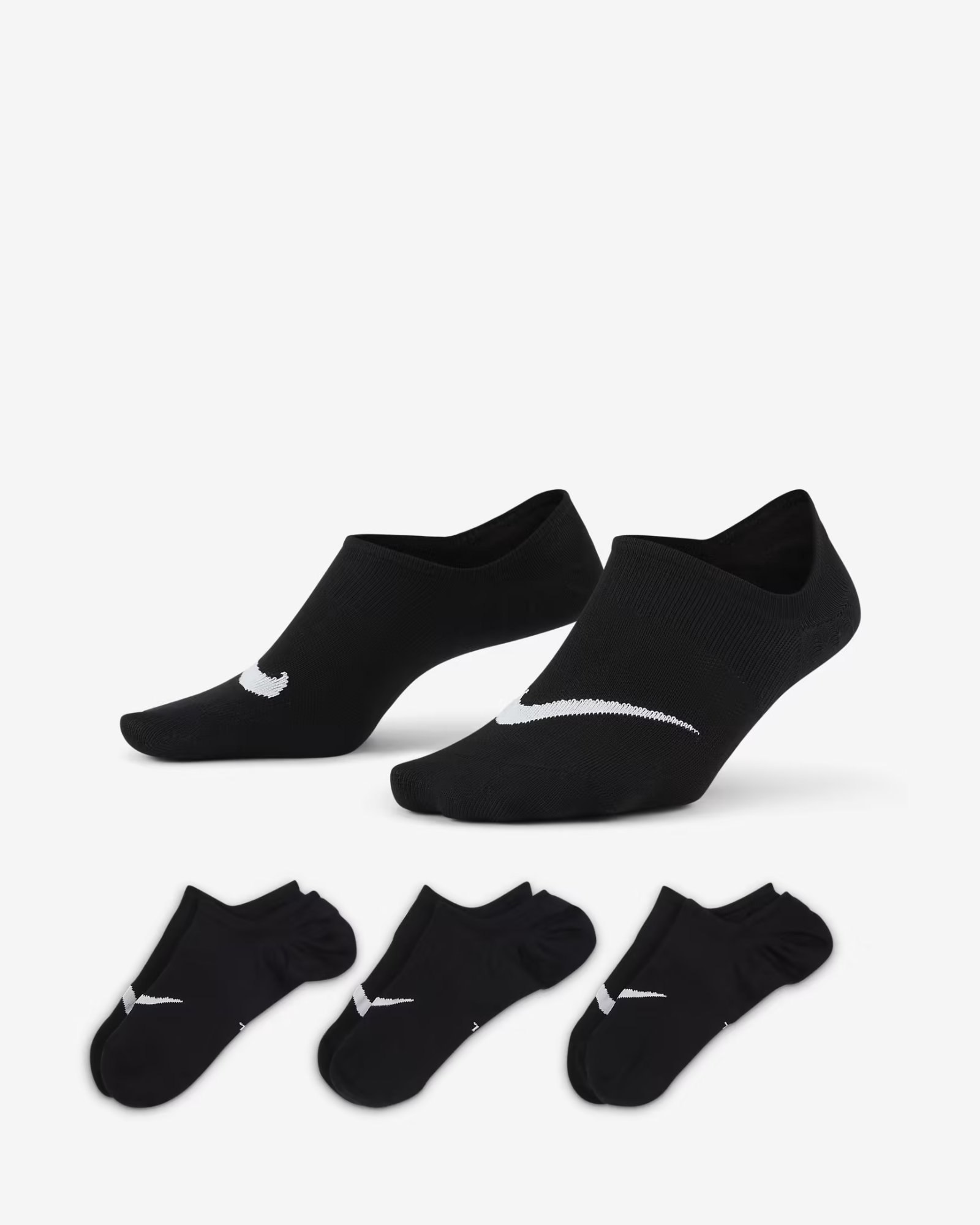 Nike – Socquettes ouvertes de training pour Femme (3 paires) à 14,99 € chez Nike