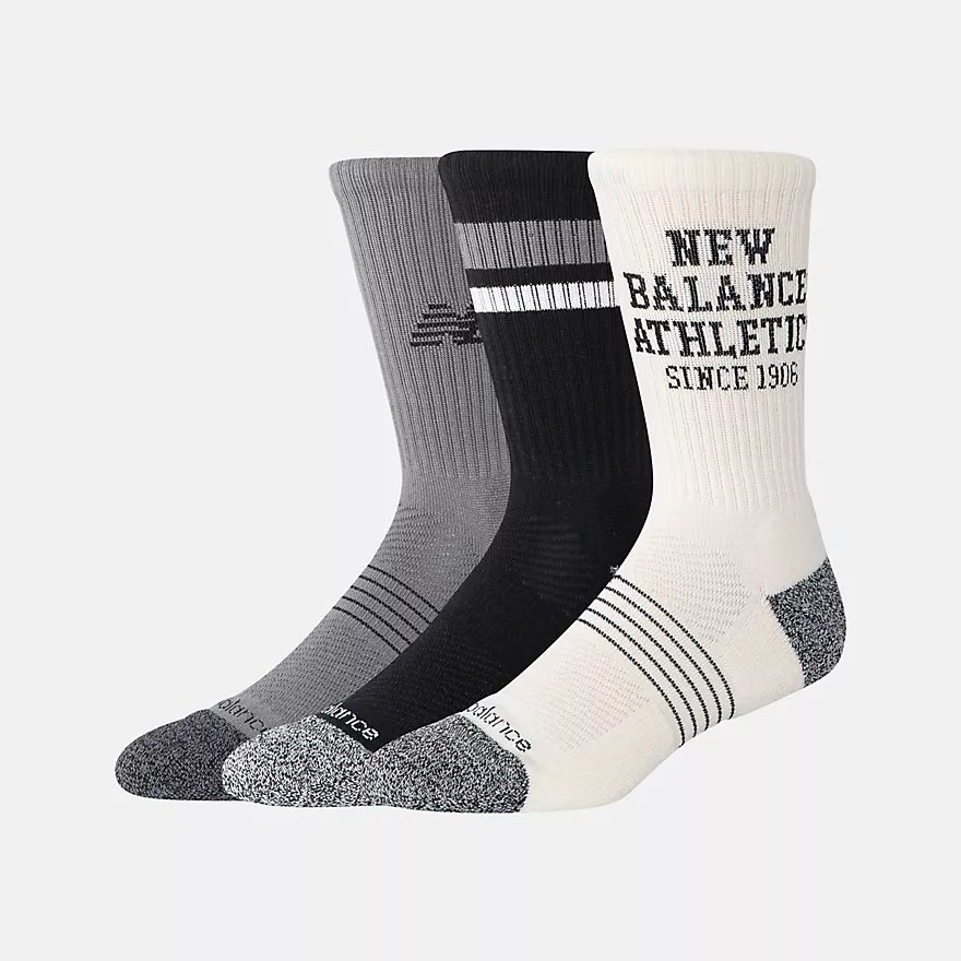 New Balance – Active Graphic Crew Socks 3 Pack à 20,00 € chez New Balance