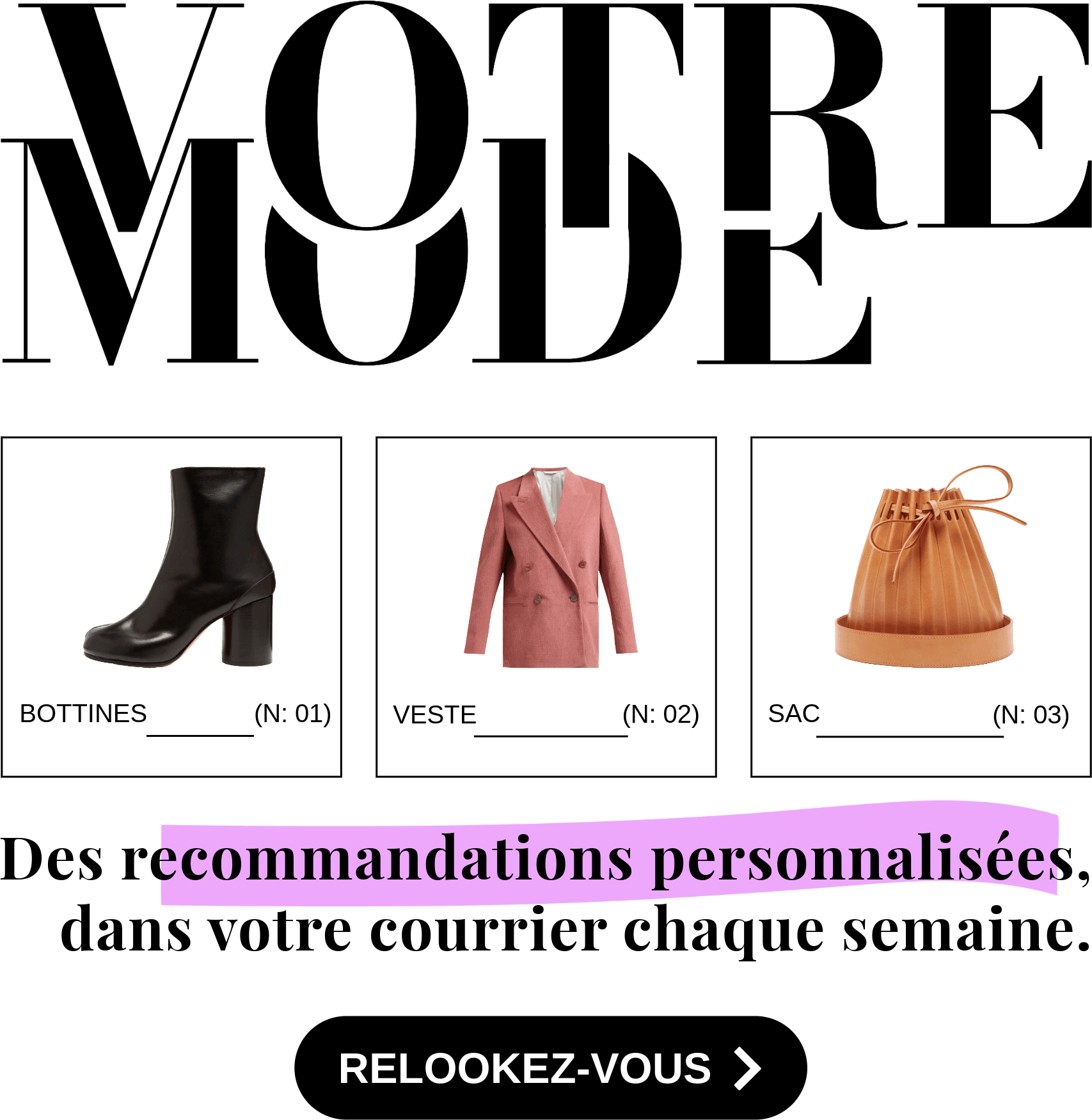 bannière votre mode par e-mail