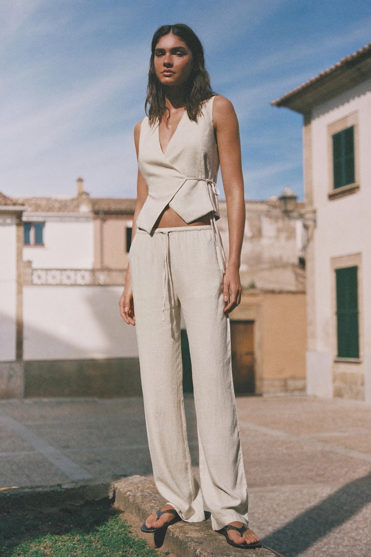 Pantalon Fluide En Lin